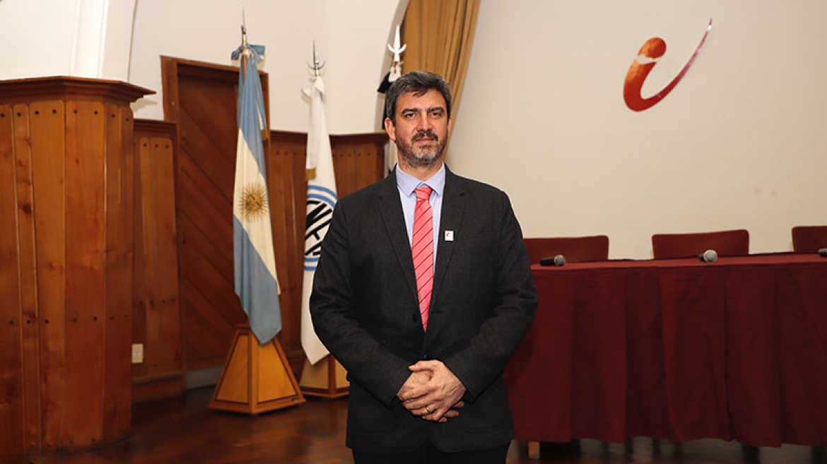 El Dr. Mariano Cantero es el nuevo director del Instituto Balseiro. Crédito Lucía Jalil para el Instituto Balseiro.