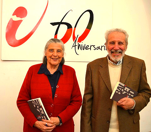 Los autores: Norma Badino y Arturo López Dávalos (Créd. Instituto Balseiro).