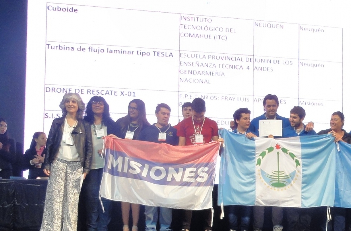 El Premio CAB IB 2017 se entregó a cuatro equipos de Misiones, Salta y Neuquén. Crédito Gentileza