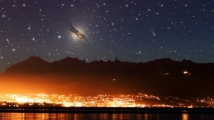 El cielo nocturno de Bariloche, retratado por Guillermo Abramson. Crédito: Gentileza G. Abramson.