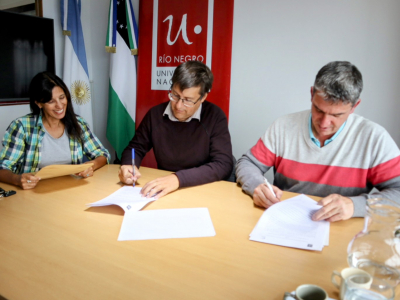 Autoridades del Instituto Balseiro y UNRN firmaron un convenio