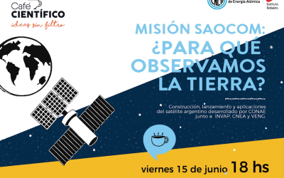 CAFÉ CIENTÍFICO: “ARGENTINA EN EL ESPACIO: CHARLA SOBRE EL DESARROLLO Y LAS APLICACIONES DE LOS SATÉLITES SAOCOM”