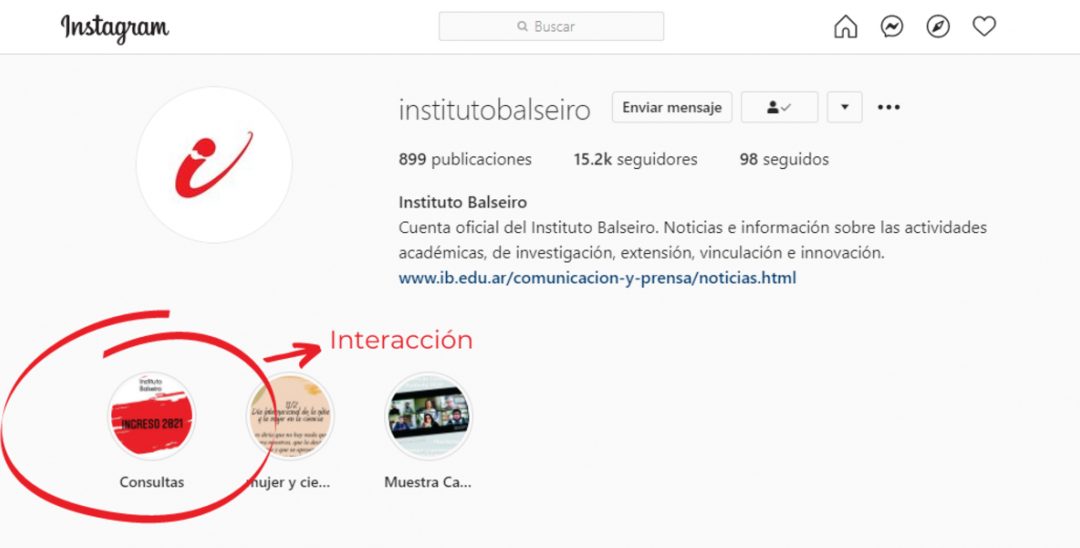 LA CUENTA DE INSTAGRAM DEL BALSEIRO FUE UN ESPACIO PARA “PREGUNTAS Y RESPUESTAS”