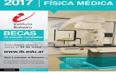 LA MAESTRÍA EN FÍSICA MÉDICA DEL BALSEIRO ABRIÓ LA INSCRIPCIÓN 2017