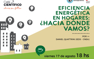 CAFÉ CIENTÍFICO: “¿HOGARES CON ETIQUETAS? CHARLA-DEBATE SOBRE EL CONSUMO DE ENERGÍA EN VIVIENDAS”