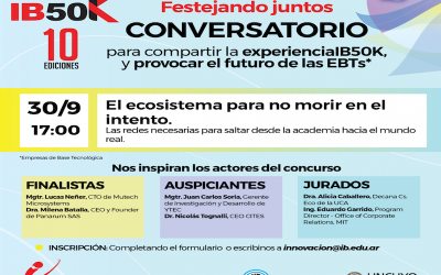 EL CONCURSO IB50K CONTINUÓ CON EL CICLO DE CONVERSATORIOS ONLINE