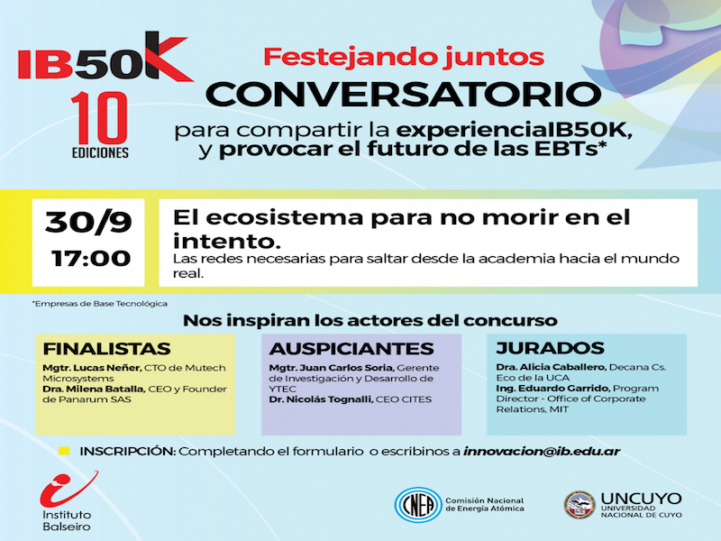 EL CONCURSO IB50K CONTINUÓ CON EL CICLO DE CONVERSATORIOS ONLINE