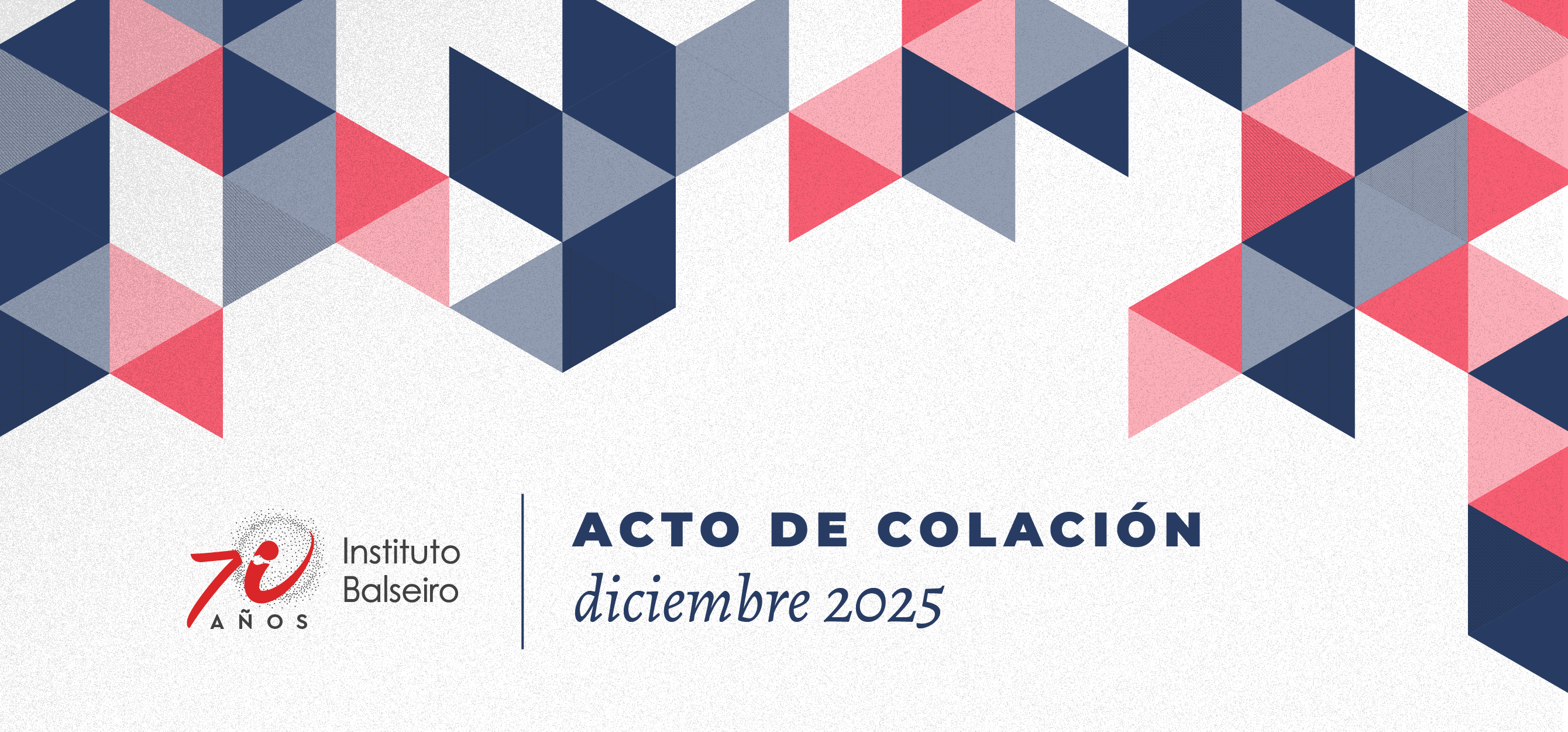 Identikit del acto de colación del 19 de diciembre de 2025