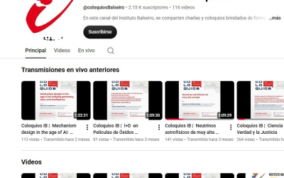 En el primer cuatrimestre de 2026 se publicaron 7 videos de coloquios del Balseiro